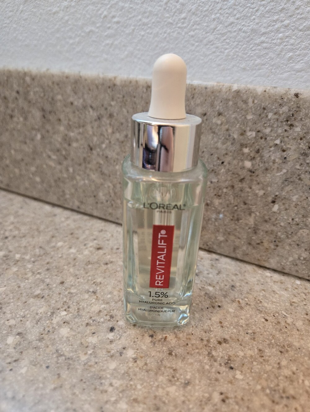 L'Oreal Revitalift Serum - Clear with Silver Cap and White Dropper